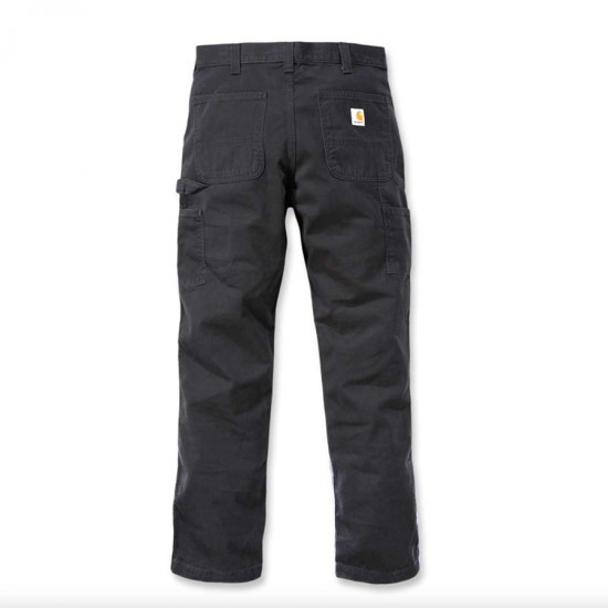 Cotton Twill Utility Work Pant - Black