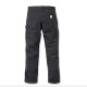 Cotton Twill Utility Work Pant - Black