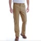 Cotton Twill Utility Work Pant - Dark Khaki