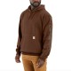 Mocha - Sleeve Logo Midweight Hooded Sweatshirt