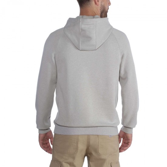 Force Delmont Graphic Hooded Sweatshirt - Navy Heather, Medium