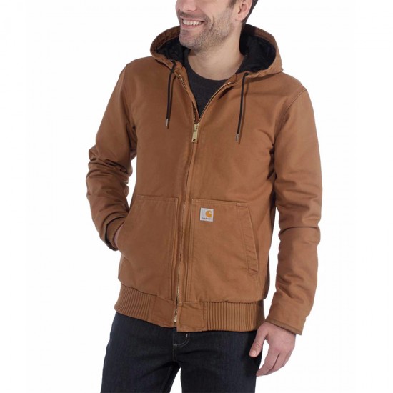 Active Jacket - Loose Fit Washed Duck Insulated
