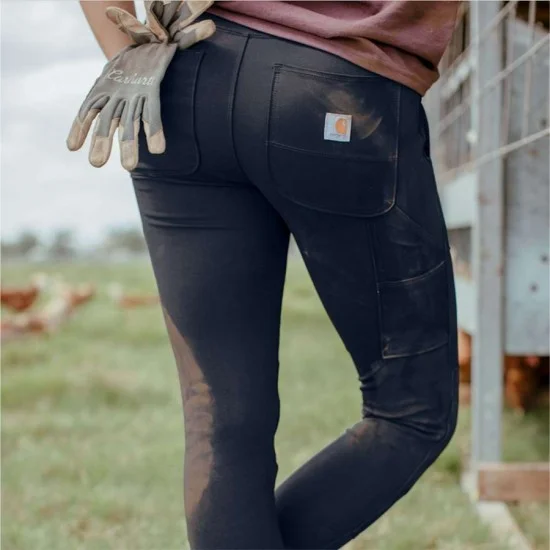 Carhartt women Force Lightweight Legging (Plus Sizes) Work Utility Pants,  Black 