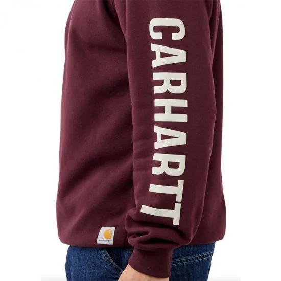 Carhartt Women's Relaxed Fit Midweight Logo Sleeve Graphic Sweatshirt –  WORK N WEAR