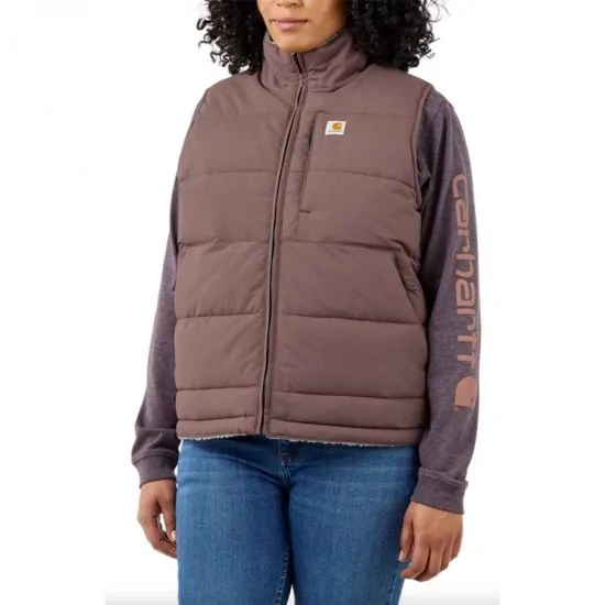 Carhartt women's vest 2025 with hood