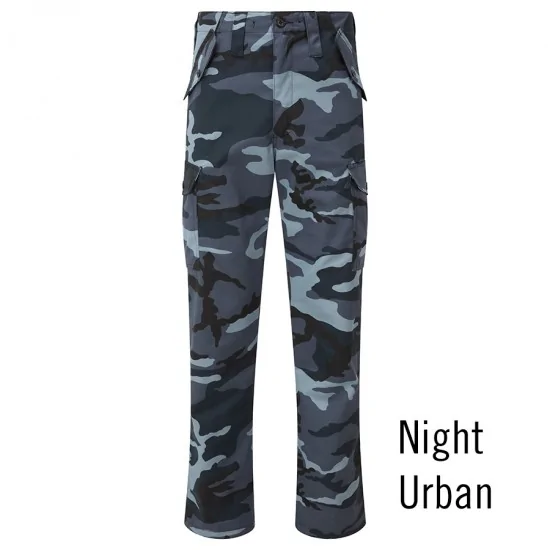 Buy Green Mid Rise Camo Print Cargo Pants for Men